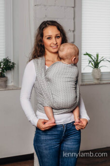Chusta do noszenia dzieci - LITTLELOVE - LARVIKIT, splot żakardowy (100% bawełna) - rozmiar L (drugi gatunek)