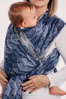 Żakardowa chusta do noszenia dzieci, 100% bawełna - SKRZYDŁA ANIOŁA - rozmiar XS