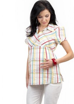 Koszula ciążowa w kratke - SUN